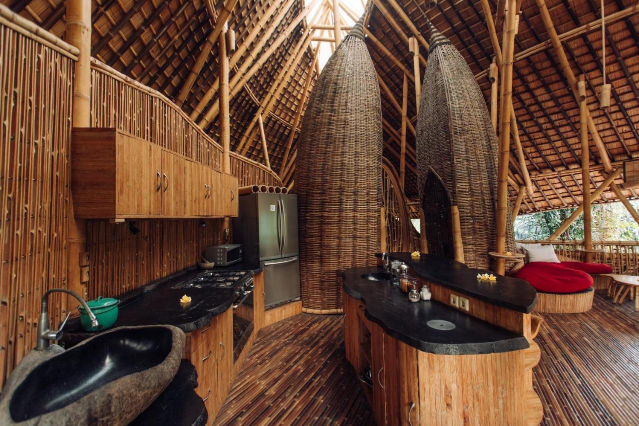 Temple House 3Bds Eco Bamboo House Pool River View Bringkit Zewnętrze zdjęcie